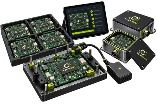 Production support pilot-build setup with PCB and test equipment